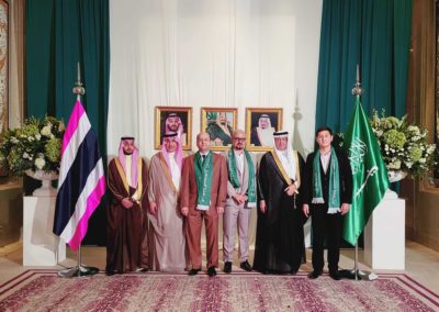 مع سعادة القائم باعمال سفارة المملكة العربية السعودية