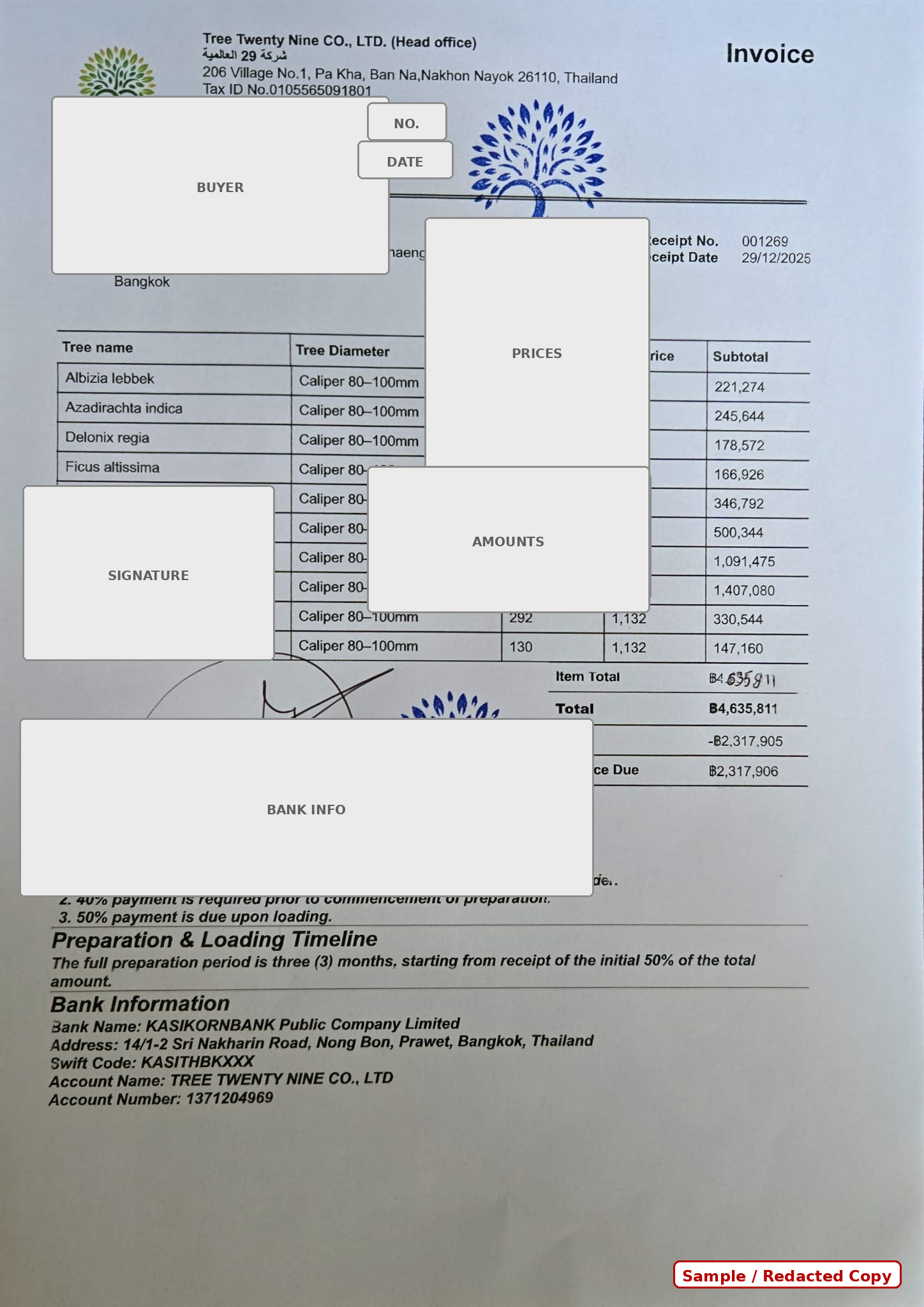 Commercial Invoice